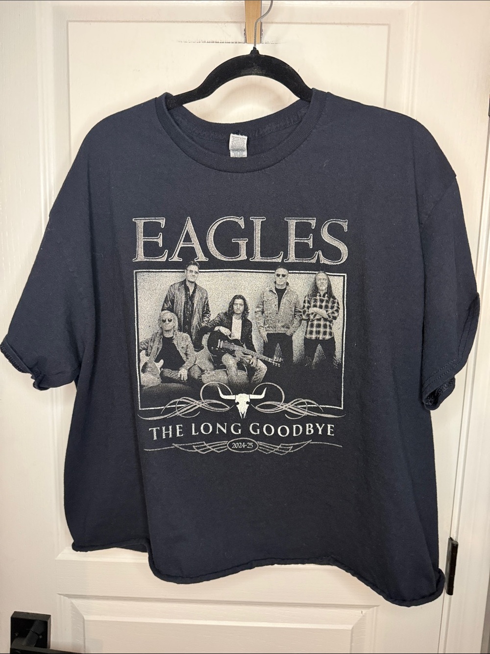 Gildan Black Kids' Eagles 'The Long Goodbye' Graphic Tee